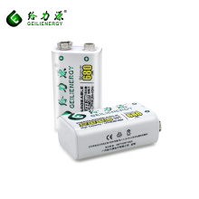 Los mejores precios baratos de alta capacidad 680mah baterías de litio 9 v batería recargable batería de ciclo profundo